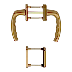 Hoppe atlanta aluminyum bronz renk kapı kolu