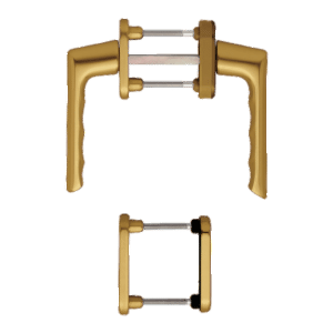 Hoppe brest aluminyum bronz renk kapı kolu