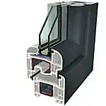 Antracite ral 7016 Folyo Kaplama Agaoglu WinLIFE Gealan Pvc Pencere Kapi Sistemleri