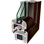 Mogano Folyo Kaplama Agaoglu WinLIFE Gealan Pvc Pencere Kapi Sistemleri