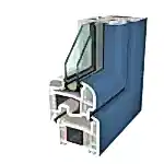 Ral5007 Folyo Kaplama Acrylcolor Agaoglu WinLIFE Gealan Pvc Pencere Kapi Sistemleri