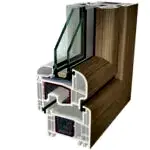Rovere chiaro Folyo Kaplama Agaoglu WinLIFE Gealan Pvc Pencere Kapi Sistemleri