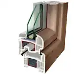 Siena pn noce Folyo Kaplama Agaoglu WinLIFE Gealan Pvc Pencere Kapi Sistemleri